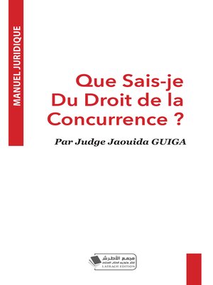 cover image of Que Sais-je du Droit de la Concurrence ?